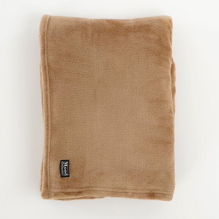 Famke Fleece Plaid - L180 x B130 cm - Lichtbruin