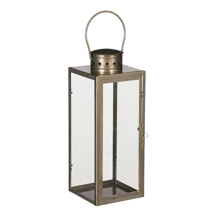 Arzilla Lantaarn - L14 x B13 x H35 cm - Goud