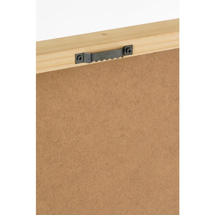 Mista Wanddecoratie - L60 x B3 x H80 cm - 100% FSC - Mdf - Bruin