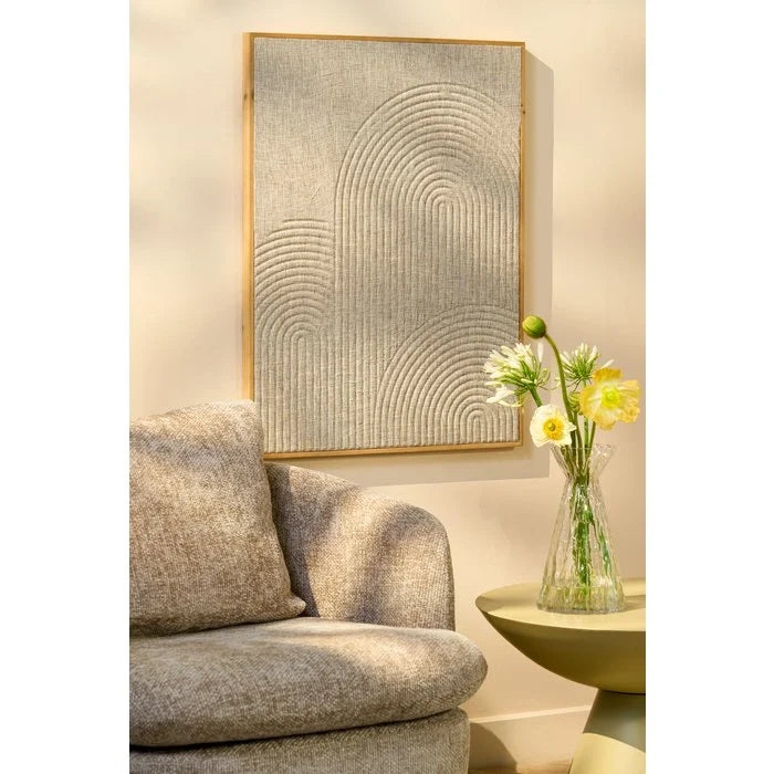 Mista Wanddecoratie - L60 x B3 x H80 cm - 100% FSC - Mdf - Bruin