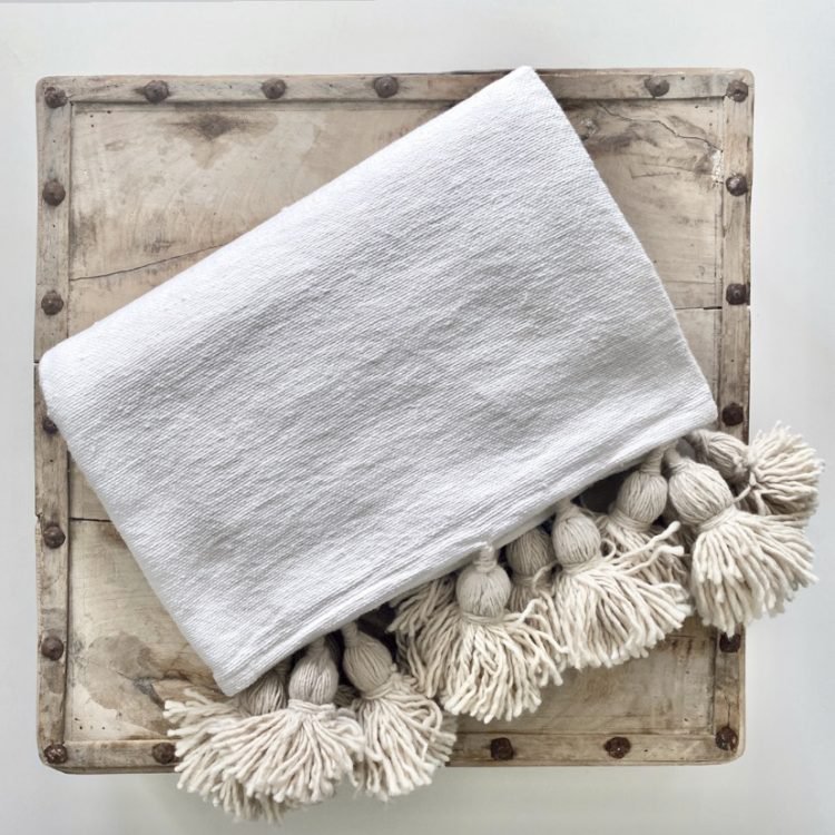 Pompom Deken Small in diverse kleuren