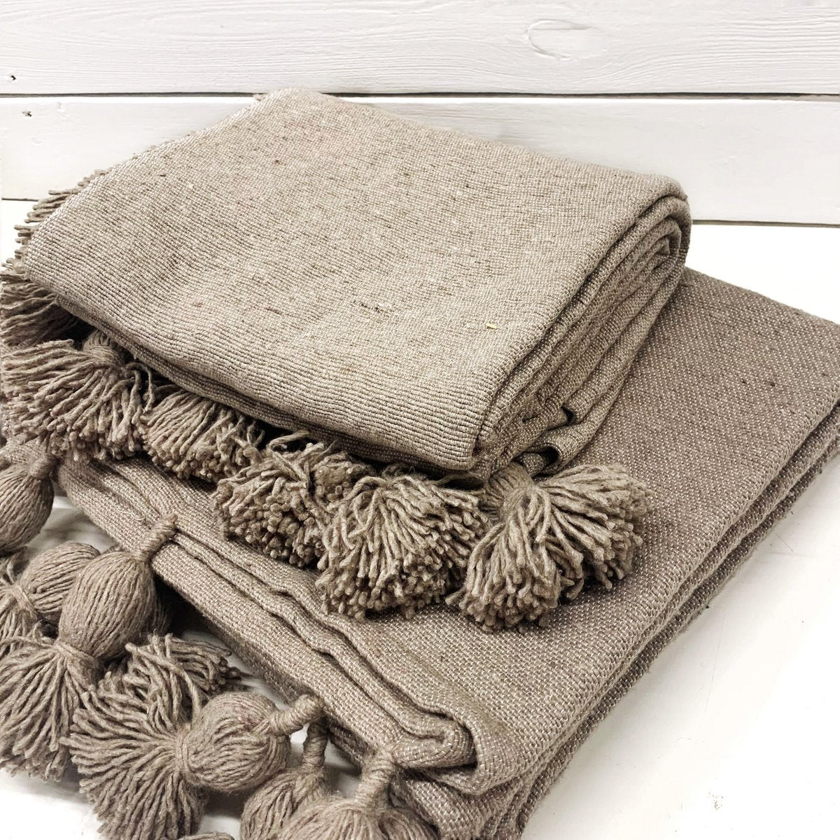 Pompom Deken Small in diverse kleuren