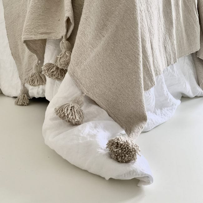 Pompom Deken Small in diverse kleuren