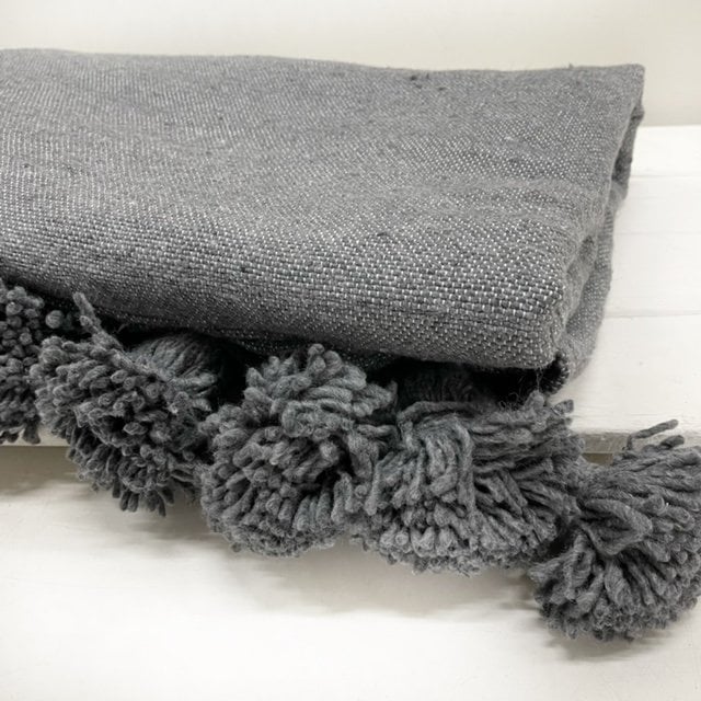 Pompom Deken Small in diverse kleuren