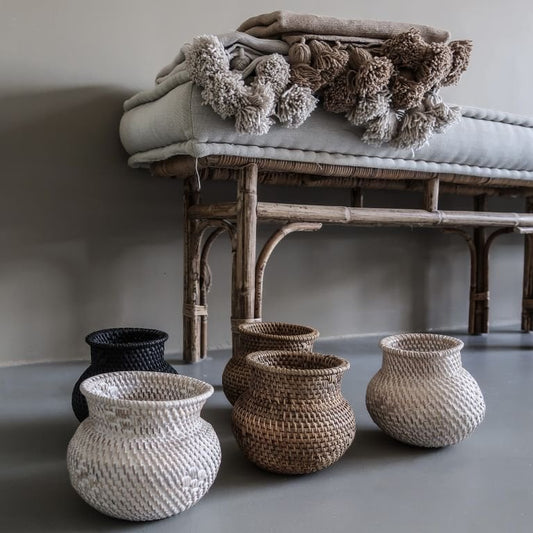 Vaas Rotan Bol Mini