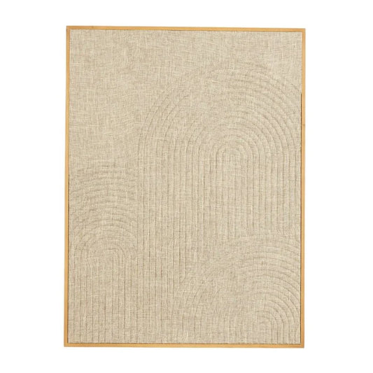 Mista Wanddecoratie - L60 x B3 x H80 cm - 100% FSC - Mdf - Bruin