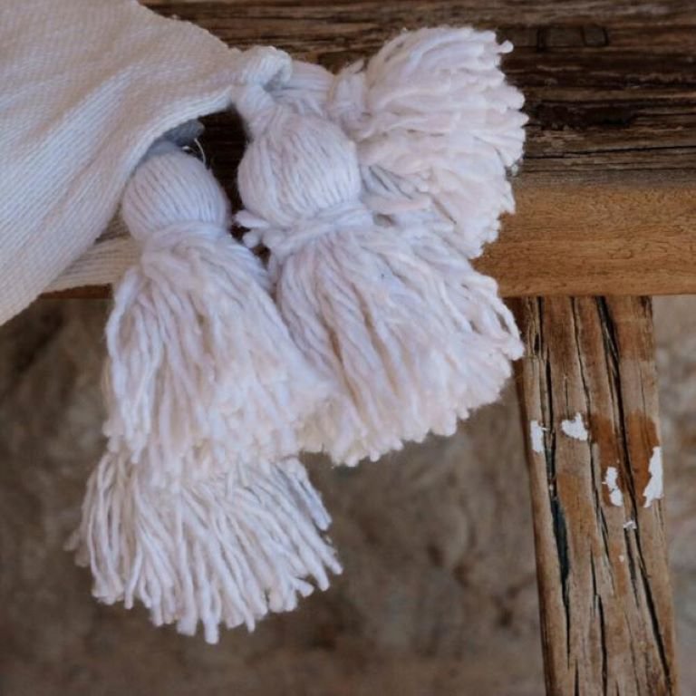 Pompom Deken Small in diverse kleuren