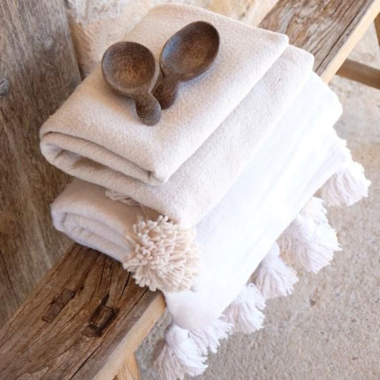 Pompom Deken Small in diverse kleuren